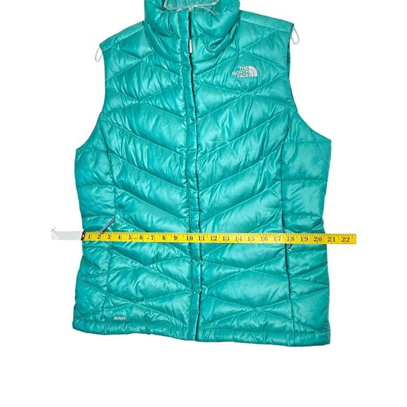 The North Face Aconcagua 550 Fill Goose Down Puffer Vest Teal Women's L - Picture 12 of 14
